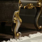 Traditional materials Gold _ copper accents