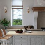 Caesarstone Quartz 5222 Adamina white kitchen