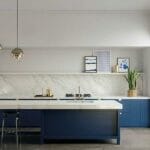 White quartz countertops