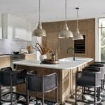 honey oak cabinets with quartz countertops