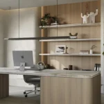 Caesarstone 8104 Calacatta Thyme Study Room