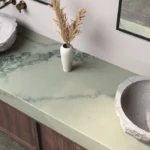Caesarstone 8477 Ocean Sage Bathroom