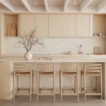 Caesarstone Lioli Porcelain 537 Glacetta Kitchen