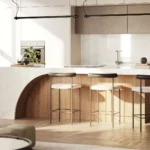 Caesarstone ICON 5441 Glacier Flow Kitchen