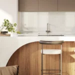 Caesarstone ICON 5441 Glacier Flow Kitchen