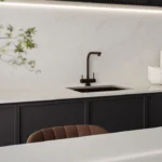 Caesarstone ICON 5441 Glacier Flow Kitchen