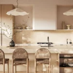 Caesarstone Lioli Porcelain 584 OpalTaj kitchen