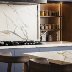 Caesarstone Lioli Porcelain 901 Ocianoston Kitchen