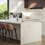 Caesarstone Lioli Porcelain 903_Aisling White Kitchen