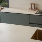 Caesarstone Lioli Porcelain 904 Lunaburst Kitchen