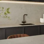 Caesarstone Lioli Porcelain 905 Silvertail Kitchen