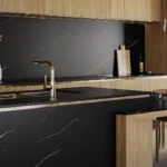 Caesarstone Lioli Porcelain 911 Midnight Spark Kitchen
