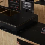 Caesarstone Lioli Porcelain 911 Midnight Spark Kitchen