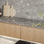 Caesarstone Lioli Porcelain 912 Terra Flakes Kitchen