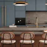 Caesarstone Lioli Porcelain 913 Ice Stone Kitchen