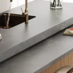 Caesarstone Lioli Porcelain 913 Ice Stone Kitchen