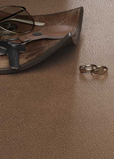 Caesarstone surfaces' Leather Effect