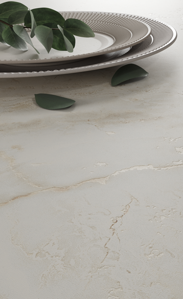 Caesarstone surfaces' Sculpted Effect