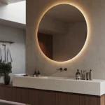 Caesarstone ICON 8252 Sedara beige modern bathroom