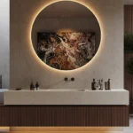 Caesarstone ICON 8252 Sedara beige modern bathroom